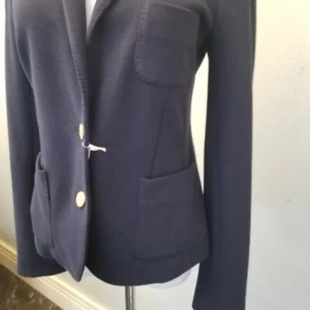 NWT Vineyard Vines navy sweater blazer women's size 0 (G17) - Picture 4 of 7